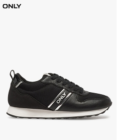 GEMO Basket femme bi-matières - Only noir standard
