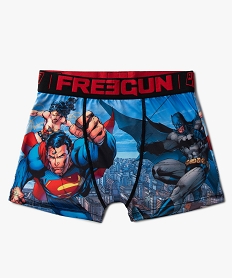 GEMO Boxer garçon à motifs Justice League - Freegun Multicolore