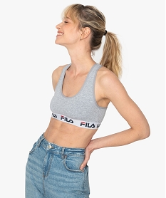 GEMO Brassière femme avec dos nageur - Fila Gris