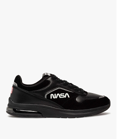 GEMO Baskets homme à semelle bulle d’air - Nasa noir vif
