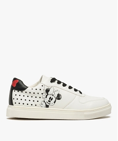 GEMO Tennis femme à lacets imprimées Minnie - Disney blanc standard