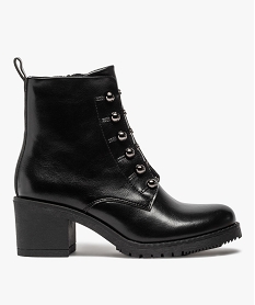 CHAUSSURE PLAT BLACK BOOTS NOIR