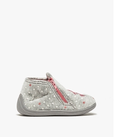 GEMO Chaussons bébé fille bottillons zippés - LuluCastagnette Gris