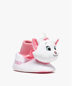 GEMO Chaussons fille peluche Marie - Les Aristochats Blanc