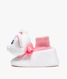 chaussons fille peluche marie - les aristochats blancB904401_3