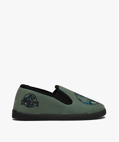 GEMO Chaussons garçon style slippers - Jurassic World Vert