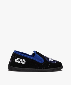 GEMO Chaussons garçon en velours imprimé - Star Wars Noir