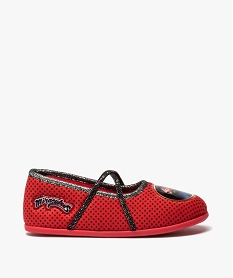 GEMO Chaussons fille en forme de ballerines - Miraculous Rouge