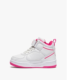 baskets bebe fille montantes a scratch - airness vito blancB917701_3
