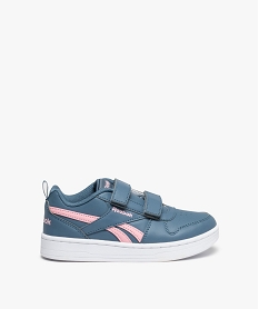 GEMO Baskets fille bicolores à scratch – Reebok Royal Prime bleu chine