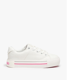 tennis fille unies a semelle plateforme - kappa tudy blanc basketsB921001_1