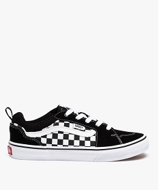 GEMO Baskets garçon skateshoes à damier - Vans Filmore Checker Noir