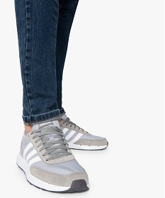 GEMO Baskets homme retro running – Adidas Run 60s 2.0 gris standard