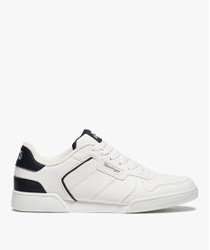 GEMO Tennis homme bicolores esprit retro à lacets - Slazenger Blanc