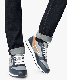 GEMO Baskets homme à semelle contrastante - Fila Orbit Low Bleu