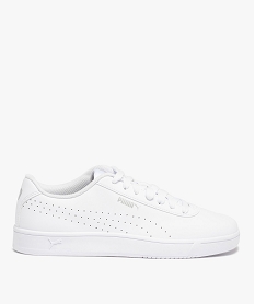 GEMO Tennis homme unies à lacets - Puma Courtpure Blanc