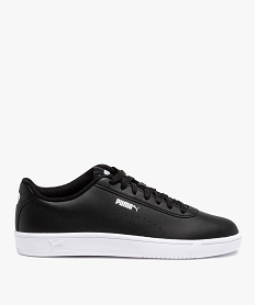 tennis homme unies a lacets - puma courtpure noirB926101_1