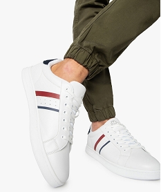 GEMO Baskets homme à lacets - Kappa Alpha Blanc