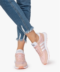 GEMO Baskets femme bicolores à lacets – Adidas Run 60s orange standard