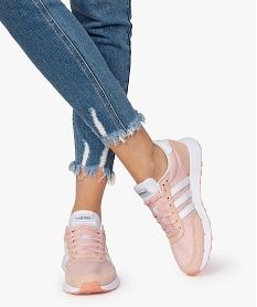 baskets femme bicolores a lacets - adidas run 60s orangeB929701_1