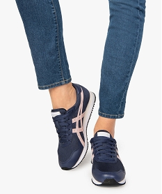 GEMO Baskets fille en mesh – Asics Tiger Runner Bleu
