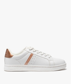 GEMO Baskets femme à détails métallisés – Kappa Alpha blanc chine