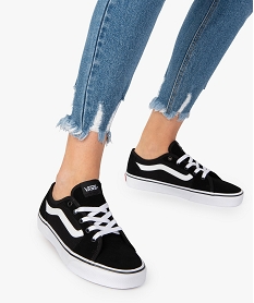GEMO Baskets femme style skateshoes – Vans Filmore Decon noir standard