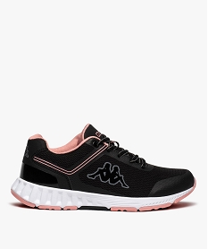 GEMO Baskets femme running bicolores – Kappa Faster noir vif