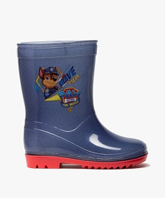 GEMO Bottes de pluie garçon à semelle crantée - Pat Patrouille Bleu