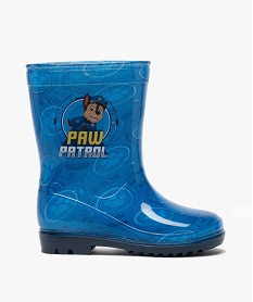 bottes de pluie garcon imprimees - pat patrouille bleuB933901_1