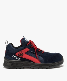 GEMO Chaussures de sécurité homme à lacets S1P – Obak Mars Bleu