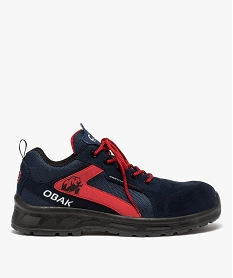 GEMO Chaussures de sécurité homme à lacets S1P - Obak Mars Bleu