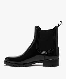 boots de pluie femme style chelsea unis - boatilus noirB935701_3