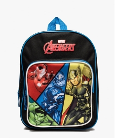 GEMO Sac à dos garçon zippé - Marvel Avengers Noir