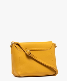 sac besace femme uni design minimaliste jauneB943401_2
