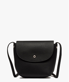 sac besace femme petit format design minimaliste noirB945101_1