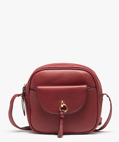 sac besace femme compact a details dores rougeB947501_1