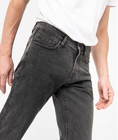 jean coupe regular legerement delave homme gris jeans regularB953301_2