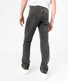 jean coupe regular legerement delave homme gris jeans regularB953301_3