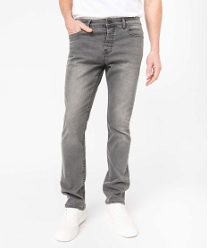 jean homme straight en coton stretch grisB953401_1