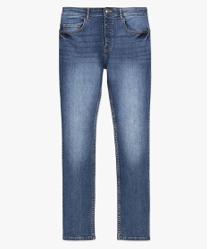 jean homme straight en coton stretch gris jeans straightB953501_4