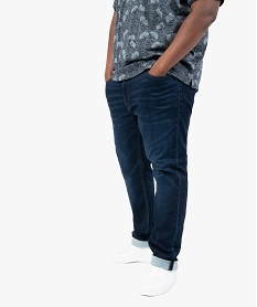 jean homme grande taille extensible coupe droite grisB955601_1