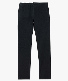 pantalon chino en coton stretch coupe slim homme noir pantalons de costumeB957601_4