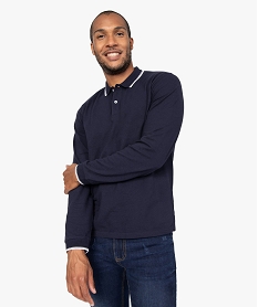 BLOUSON VIOLET POLO BLEU/NAVY