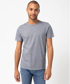 GEMO Tee-shirt homme à manches courtes et fines rayures bleu standard