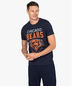 GEMO Tee-shirt homme Chicago Bears NFL - Team Apparel Noir
