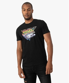 GEMO Tee-shirt homme avec motif Retour vers le futur kaki vif