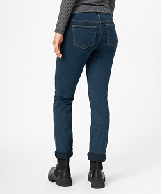 GEMO Jean femme coupe Regular Bleu