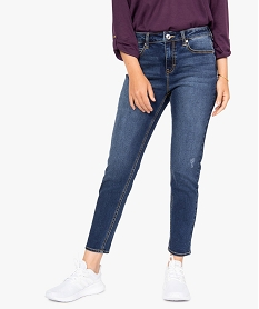 GEMO Jean femme coupe Skinny 78ème Gris