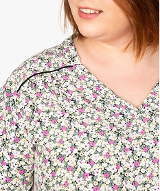 blouse femme grande taille imprimee a manches longues imprime chemisiers et blousesB996901_2
